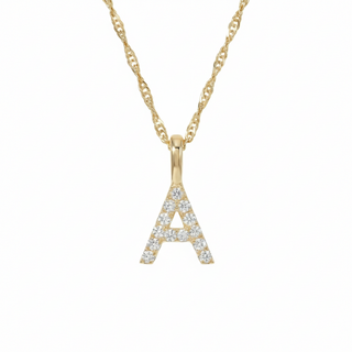Aaliya Initial Letter Necklace