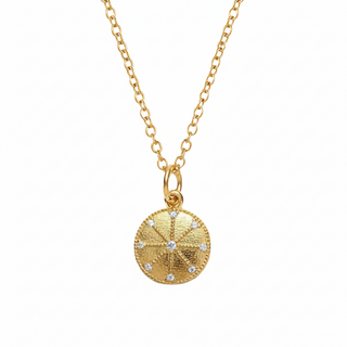 Maya Round Pendant Necklace