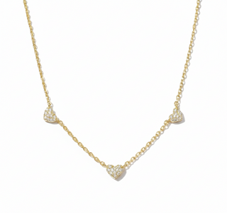Isabel Mini Hearts Necklace