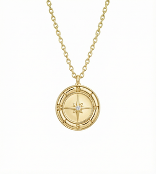 Mara Compass Pendant Necklace