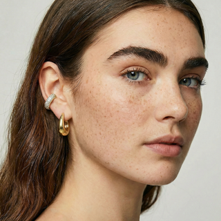 Sofia Gold Hoop Earring