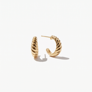 Eden Croissant Hoop Earring