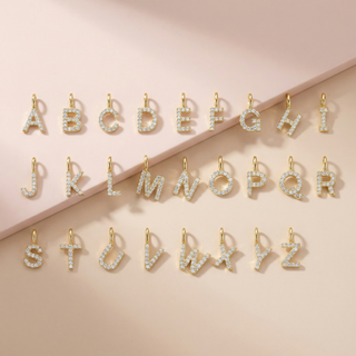 Aaliya Initial Letter Necklace