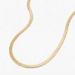 Eva Herringbone Chain Necklace