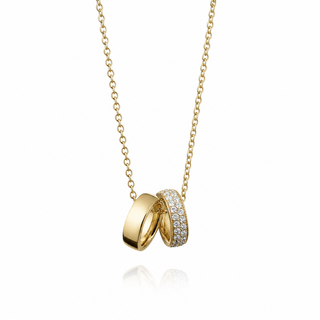 Diana  Ring Pendant Necklace