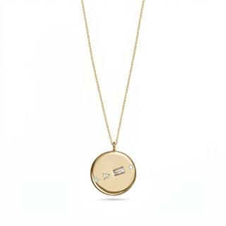 Abby Circle Pendant Necklace